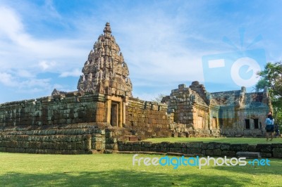 Prasat Hin Phanom Rung Is One Of Thailand Stock Photo