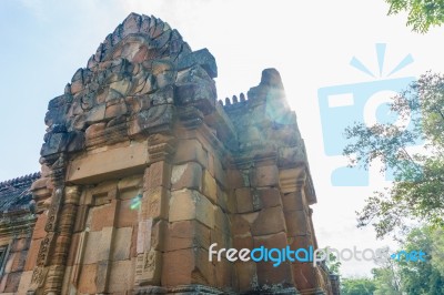 Prasat Hin Phanom Rung Is One Of Thailand Stock Photo