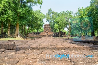 Prasat Mueang Sing Historical Park Stock Photo