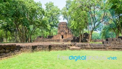 Prasat Mueang Sing Historical Park Stock Photo