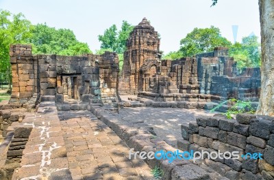 Prasat Mueang Sing Historical Park Stock Photo