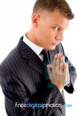 Praying Professional Stock Photo