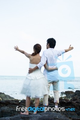 Pre Wedding Stock Photo