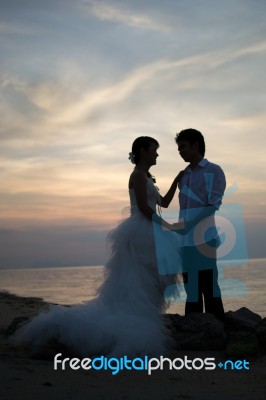 Pre Wedding Stock Photo