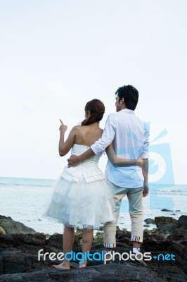 Pre Wedding Stock Photo