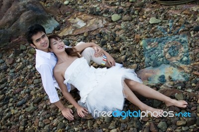 Pre Wedding Stock Photo