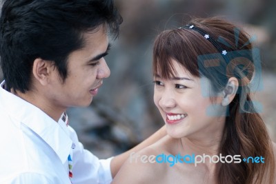 Pre Wedding Stock Photo