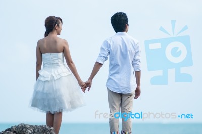 Pre Wedding Stock Photo