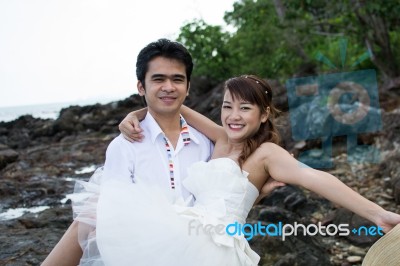 Pre Wedding Stock Photo