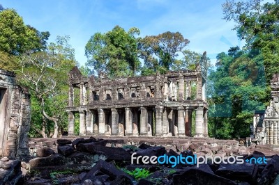 Preah Khan Temple, Angkor Wat, Cambodia Stock Photo