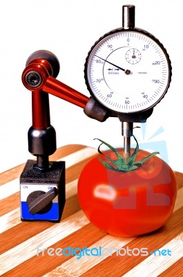 Precision Tomato Stock Photo