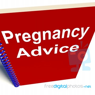 Pregnancy Advice Book Gives Strategy For Mother And Baby Stock Image