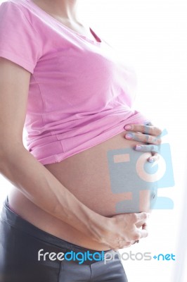 Pregnancy Women, Silhouette Stock Photo