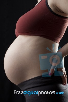 Pregnant Woman Stock Photo