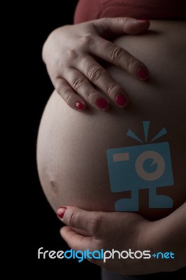 Pregnant Woman Stock Photo