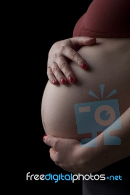 Pregnant Woman Stock Photo