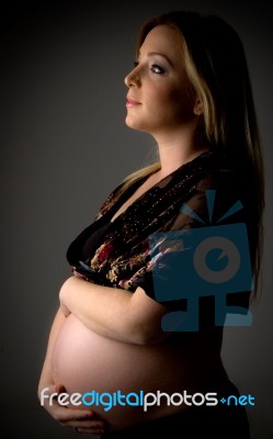 Pregnant Woman Stock Photo