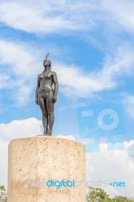 Presented To The Public In 1974 Monument Of India Catalina, Cart… Stock Photo