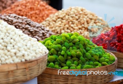 Preserved Fruits Stock Photo