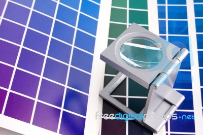 Press Color Management Stock Photo