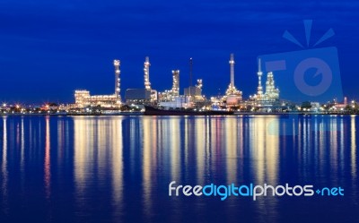 Pretolium Refinery Plant Stock Photo