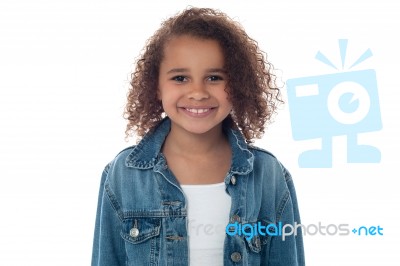 Pretty Girl With A Cute Smile Stock Photo