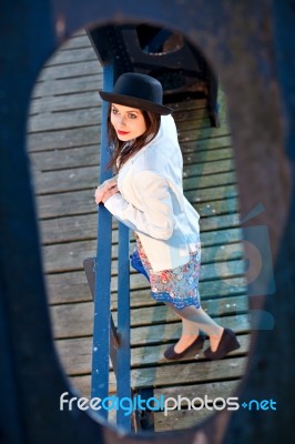 Pretty Young Girl Stock Photo