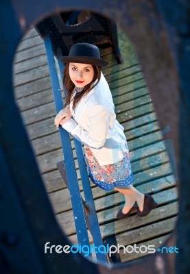 Pretty Young Girl Stock Photo