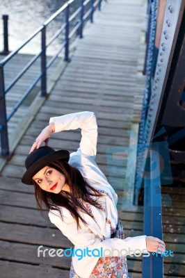 Pretty Young Girl Stock Photo