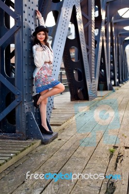 Pretty Young Girl Stock Photo