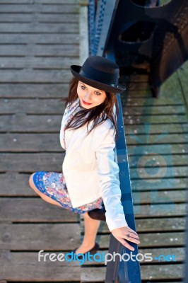 Pretty Young Girl Stock Photo