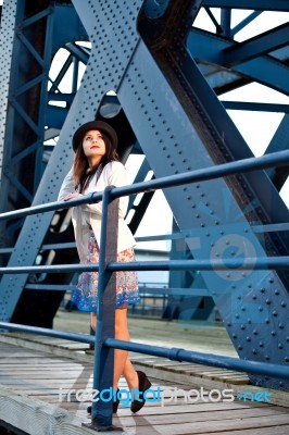 Pretty Young Girl Stock Photo