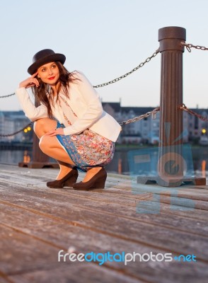 Pretty Young Girl Stock Photo