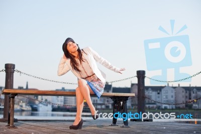 Pretty Young Girl Stock Photo