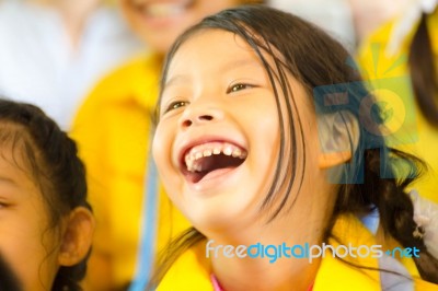 Primary Students Visit The Zoo, In The Jul 27, 2016. Bangkok Thailand Stock Photo