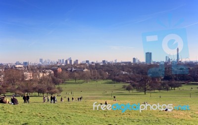 Primrose Hill Stock Photo