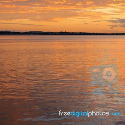 Pristine Beach At Wellington Point, Brisbane Stock Photo