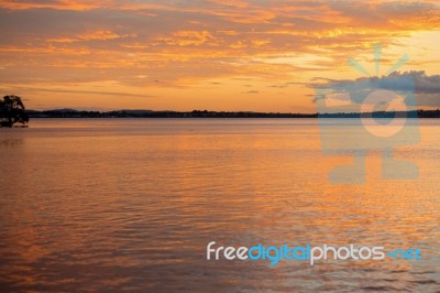 Pristine Beach At Wellington Point, Brisbane Stock Photo