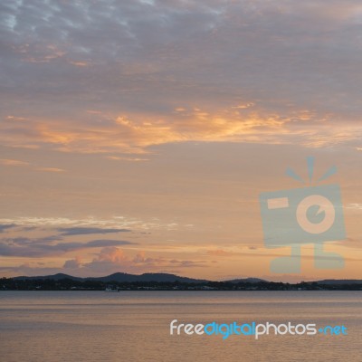 Pristine Beach At Wellington Point, Brisbane Stock Photo