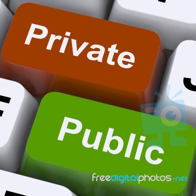 Private Or Public Keys Stock Image