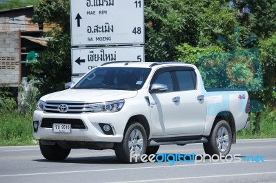 Private Pick Up Car, Toyota New Hilux Revo.    Stock Photo