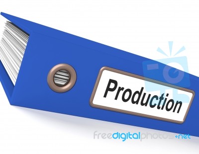 Production File Stock Image