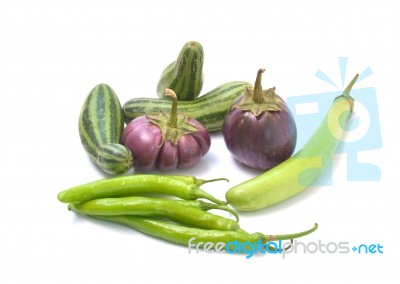 Products From Organic Vegetable Garden, Stock Photo