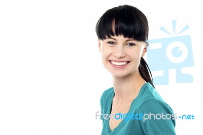 Profile Snap Of A Confident Young Woman Stock Photo