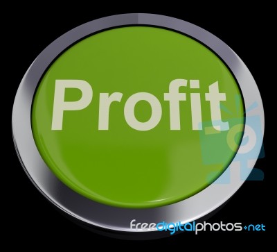 Profit Button Stock Image