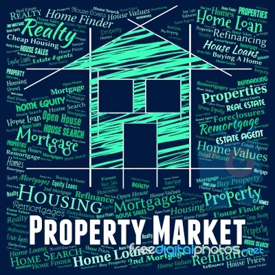 Property Market Shows For Sale And Apartments Stock Image