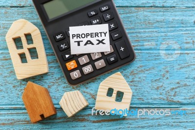 Property Tax Stock Photo