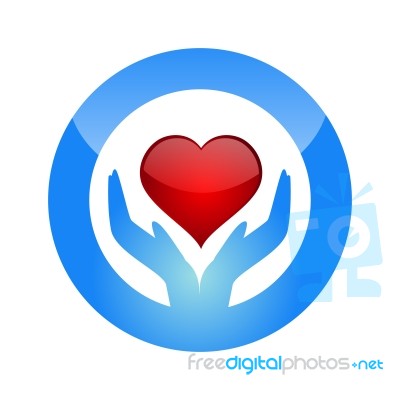 Protect Heart Stock Image