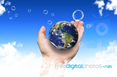 Protect The Earth Stock Image