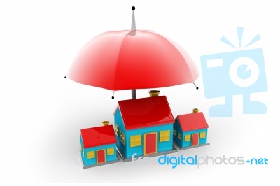 Protection Of Property Stock Image